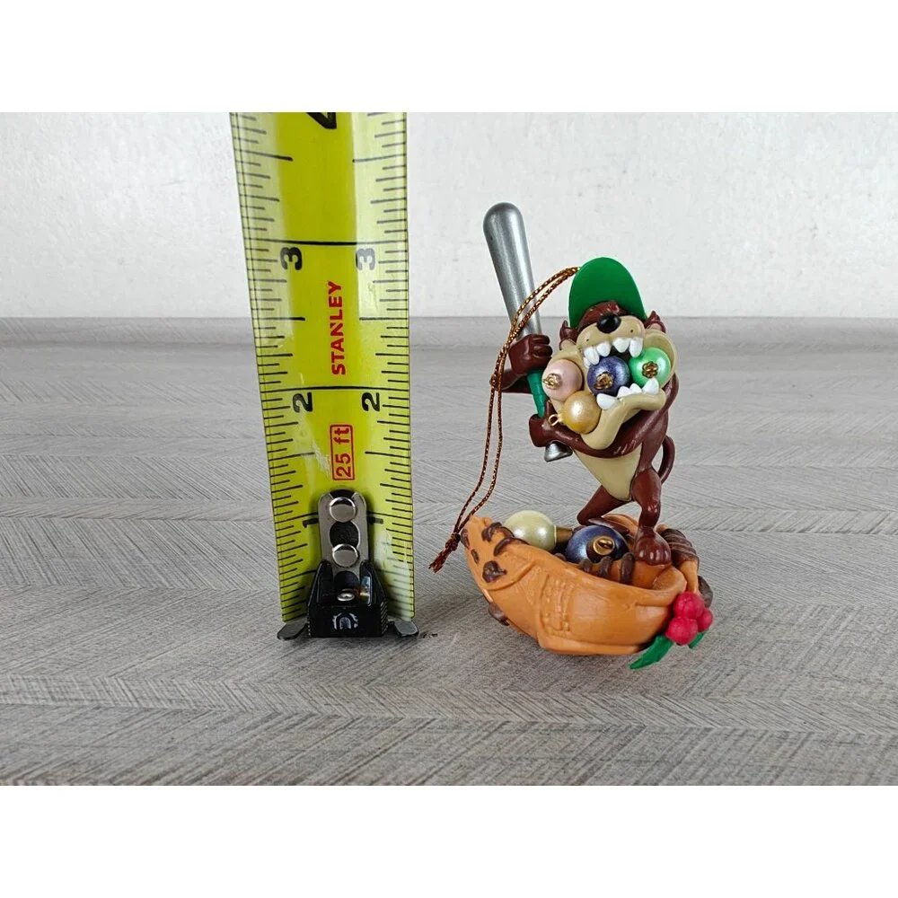 Vintage Taz Christmas Ornament 1996 Warner Bros. Looney Tunes Collectible Decor